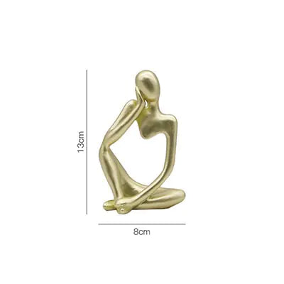 Estatuas de resina flotante taza de café arte escultura cocina hogar