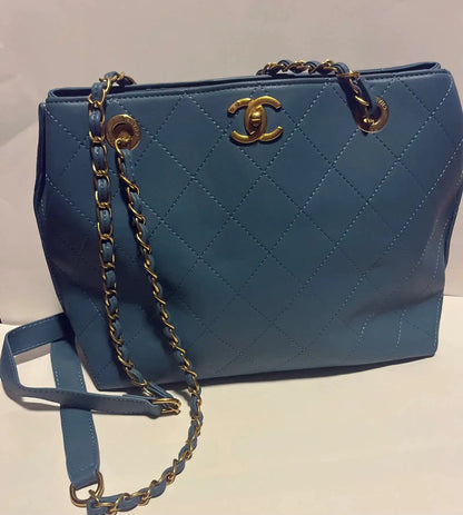 Tote Gold Chain Metal Shoulder Bag Chanel