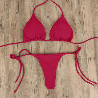 Tanga bikini push up