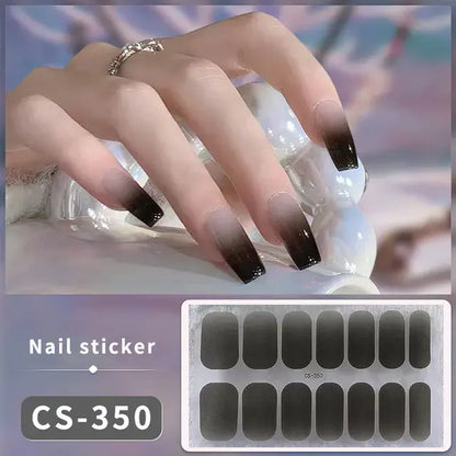 DIY Gel Nail Stickers