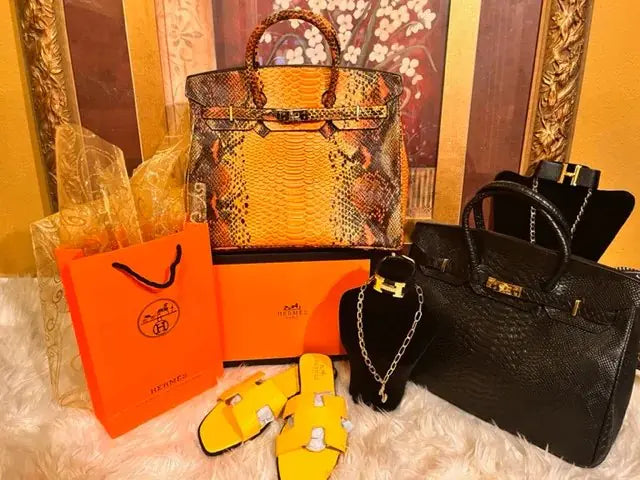 Hermès Lux Crocodile Design Bags