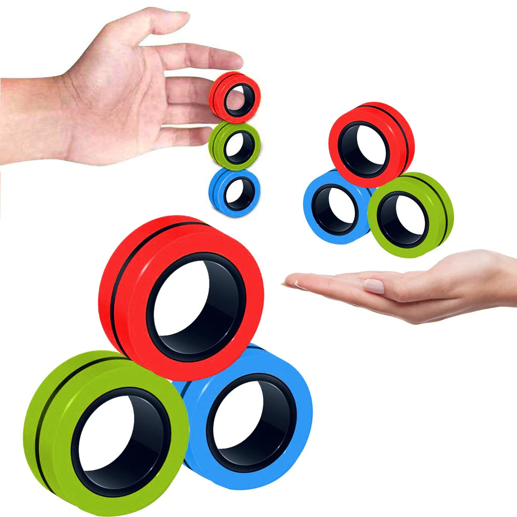 Magnetic Fidget Rings - Stress Relief in Your Hands