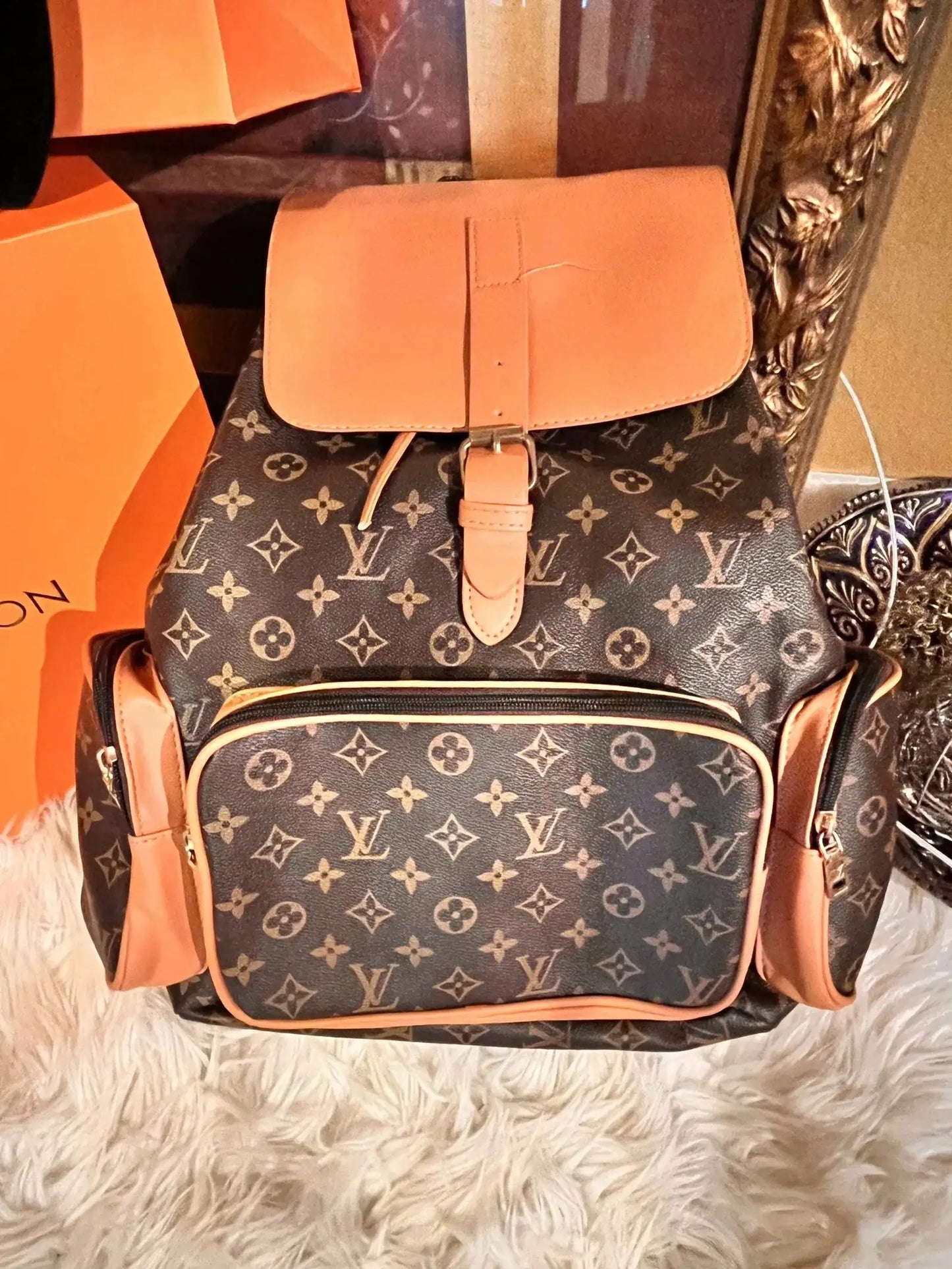 Women's Design LV Monogram Backpack