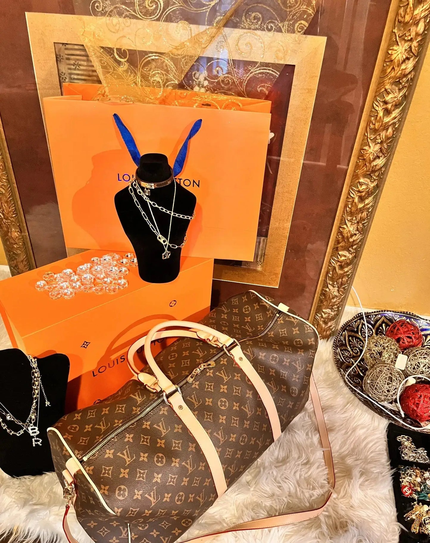 Travel Genuine Leather  Bag Chanel