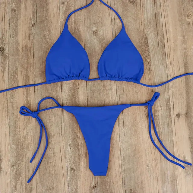 Tanga bikini push up