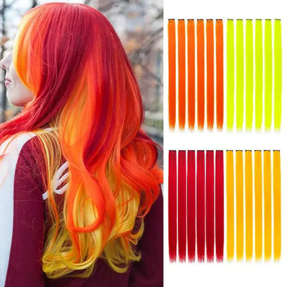 Black Star 20-Inch Party Highlights Clip-In Hair Extensions