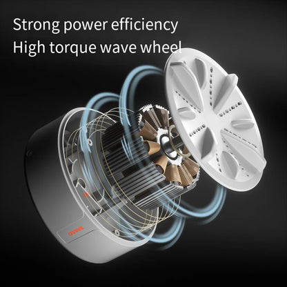 Three Gear timing Mini Portable Washing Machine USB Rotating Turbine Washing Machine Underwear Socks Washing Machine For Travel