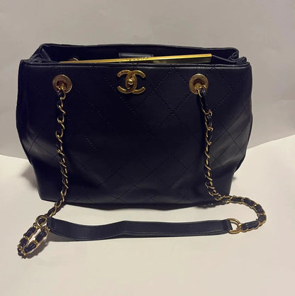 Tote Gold Chain Metal Shoulder Bag Chanel