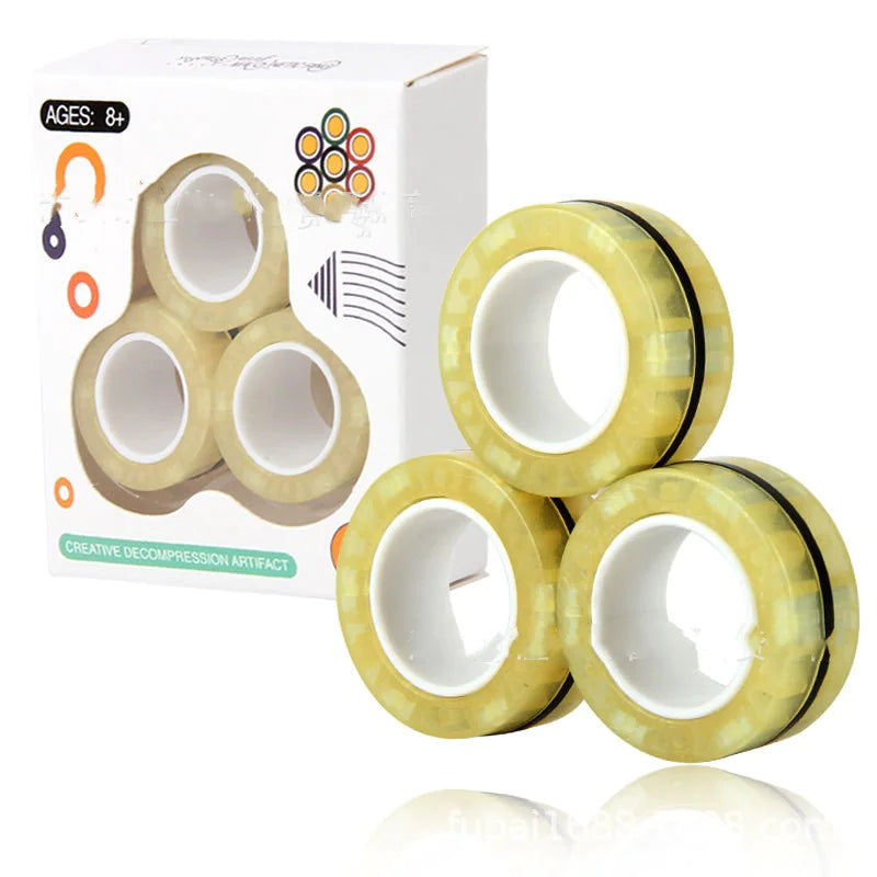 Magnetic Fidget Rings - Stress Relief in Your Hands