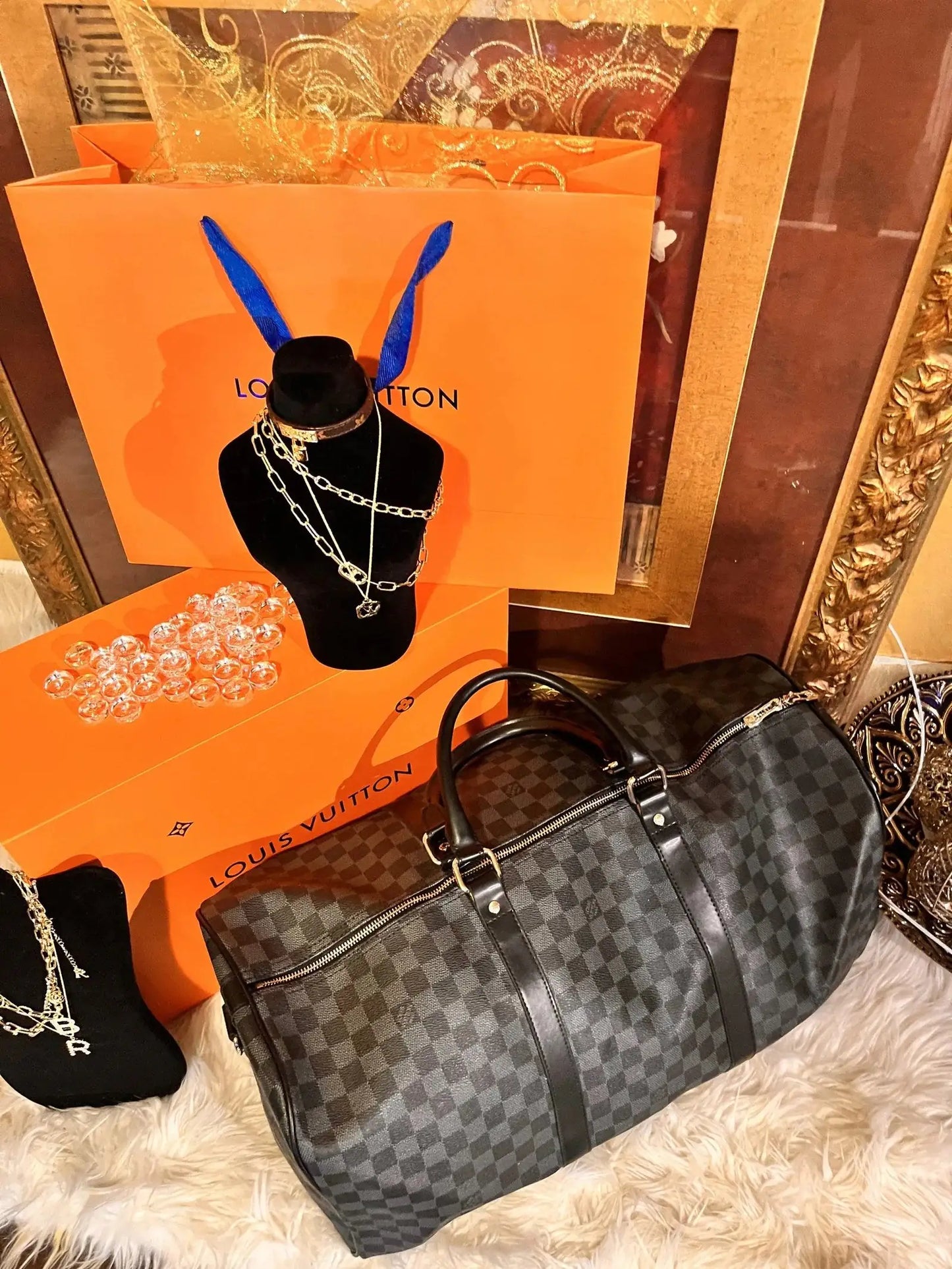 Travel Genuine Leather  Bag Chanel