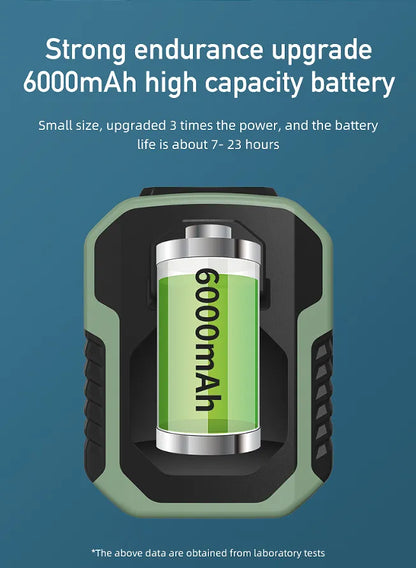 Polímero de ventilador montado en la cintura para exteriores