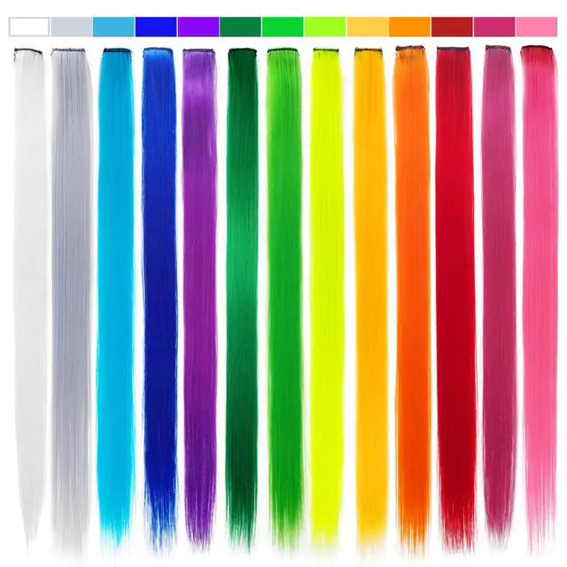 Black Star 20-Inch Party Highlights Clip-In Hair Extensions