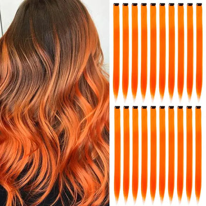 Black Star 20-Inch Party Highlights Clip-In Hair Extensions