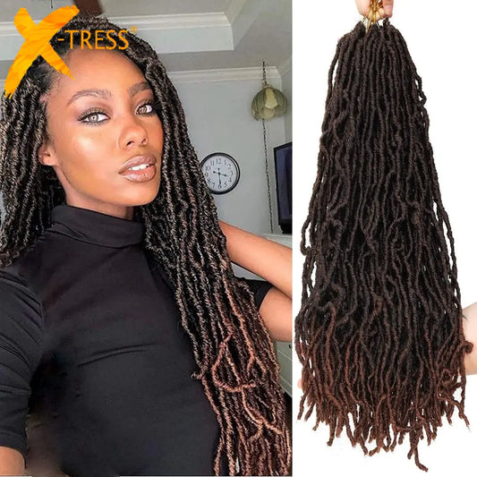 X-Tress Soft Natural Fluffy Hair Extensions Braids