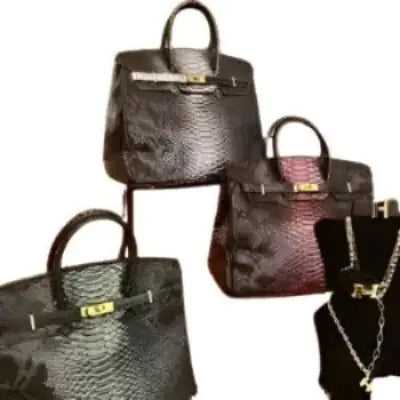 Hermès Lux Crocodile Design Bags