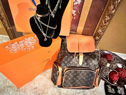 Women's Design LV Monogram Backpack