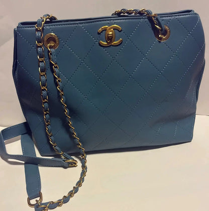 Tote Gold Chain Metal Shoulder Bag Chanel