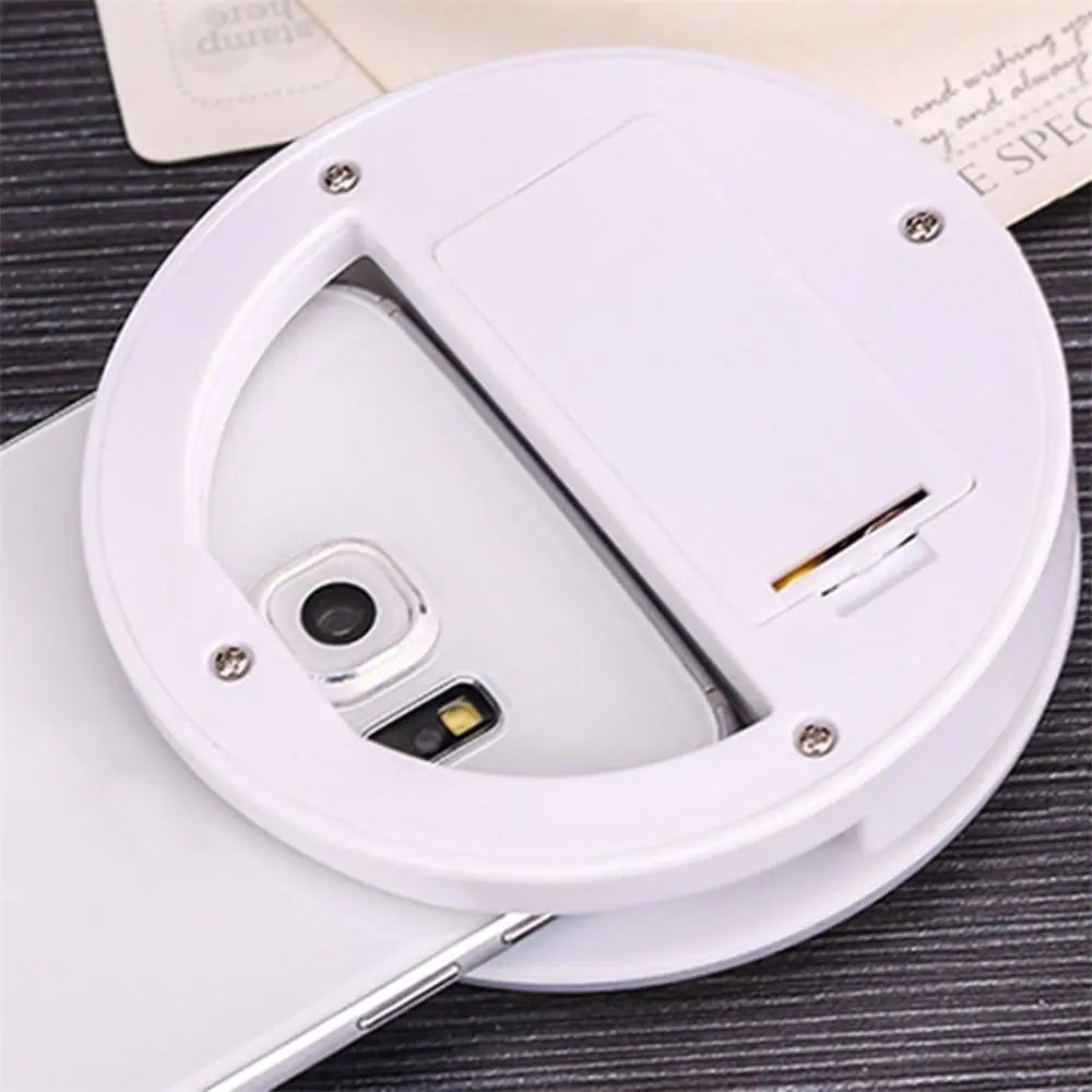 Anillo de luz LED portátil para selfies