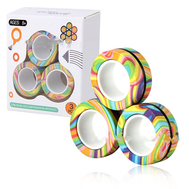 Magnetic Fidget Rings - Stress Relief in Your Hands